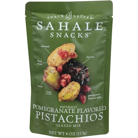 Sahale Snacks Sahale Pomegranate Flavored Pistachio Mix 4 oz., PK6 9386900072